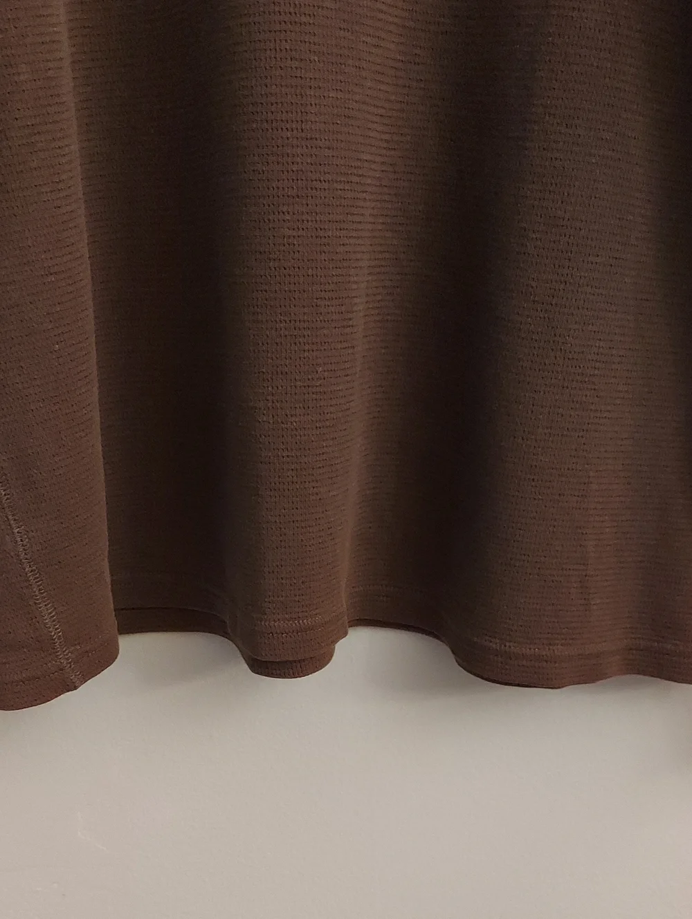 POLO by RALPH LAUREN Sleepwear Brown Waffleknit Long-Sleeve Crewneck Pullover L